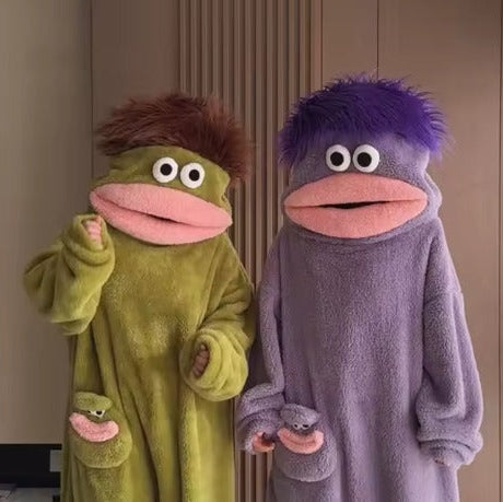 MONCHO — Monster Plush Onesie Pajama with Hood